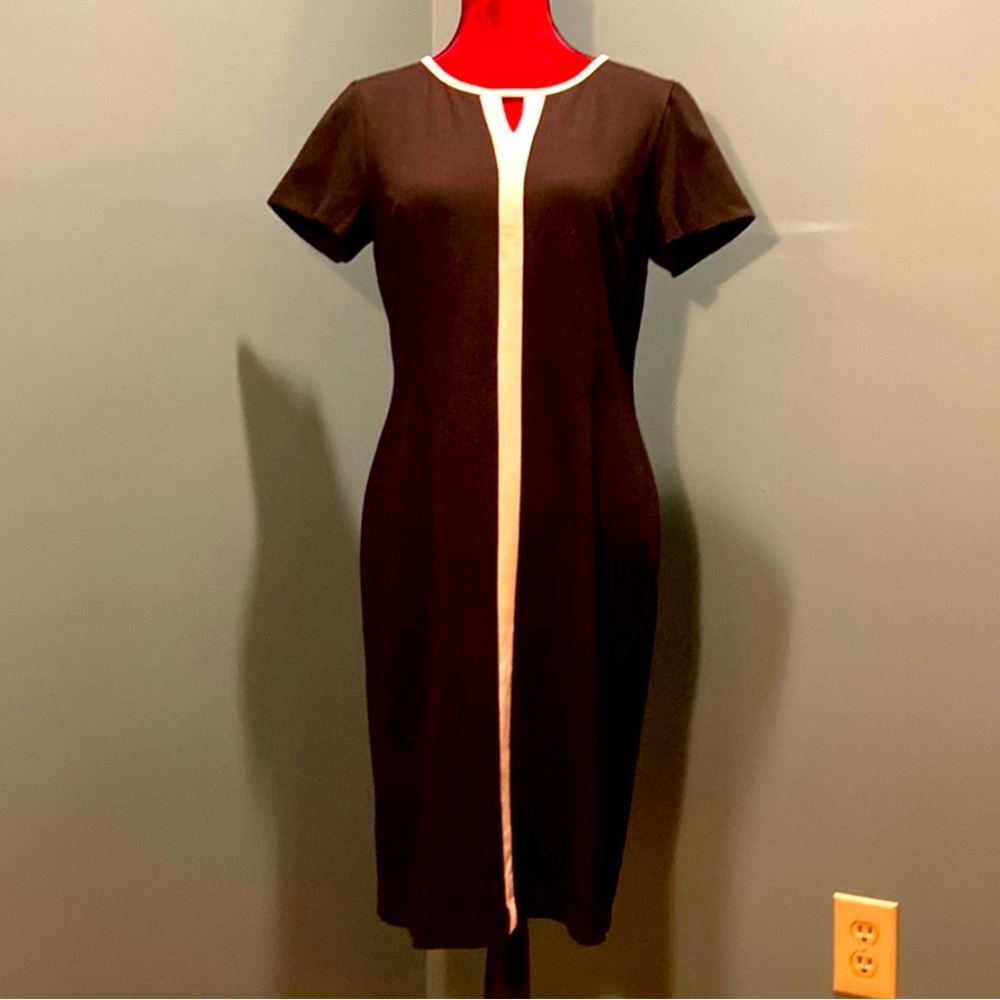 Talbots NWOT Black and White Dress Size 8